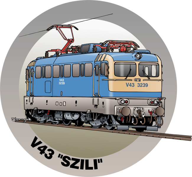 V43 ˝Szili˝ mozdony körben