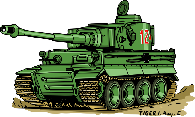 Tigris tank (zöld)