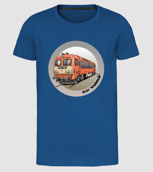  minta királykék pólón