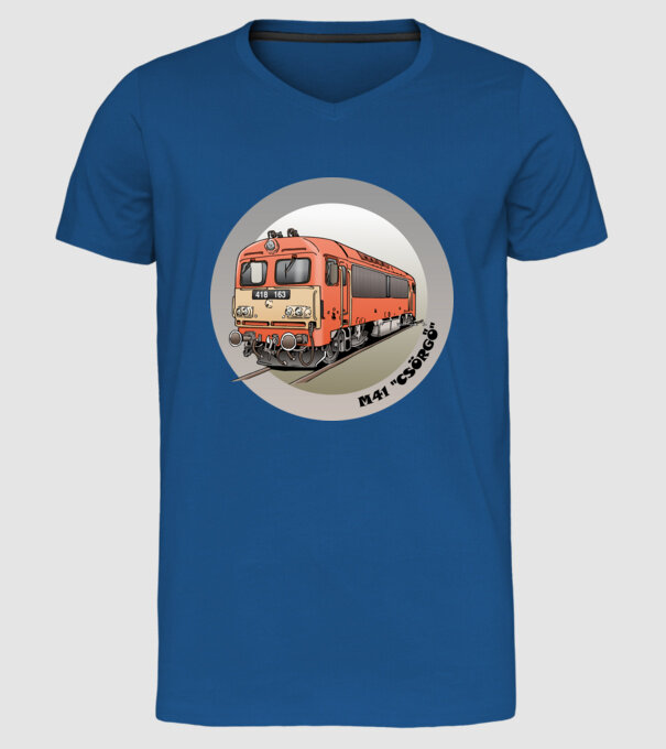  minta királykék pólón