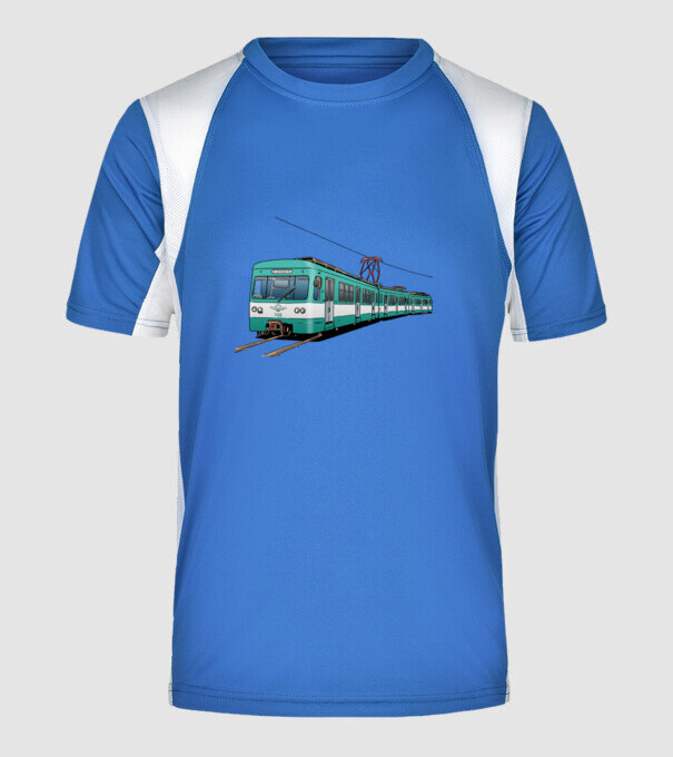  minta királykék pólón